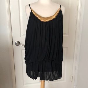 Vera Wang black party top free size